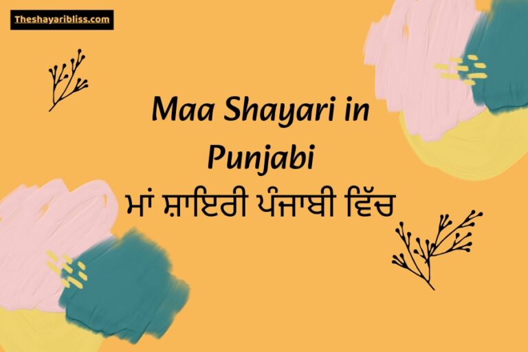 Maa shayari in punjabi