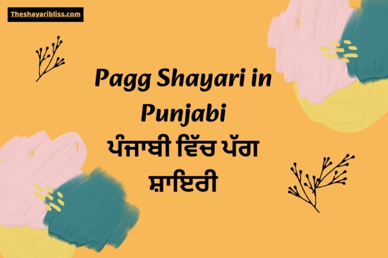 Pagg Shayari in Punjabi