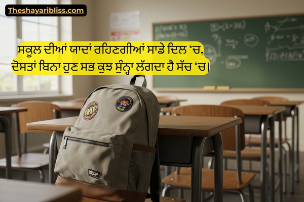 School Farewell Shayari in Punjabi