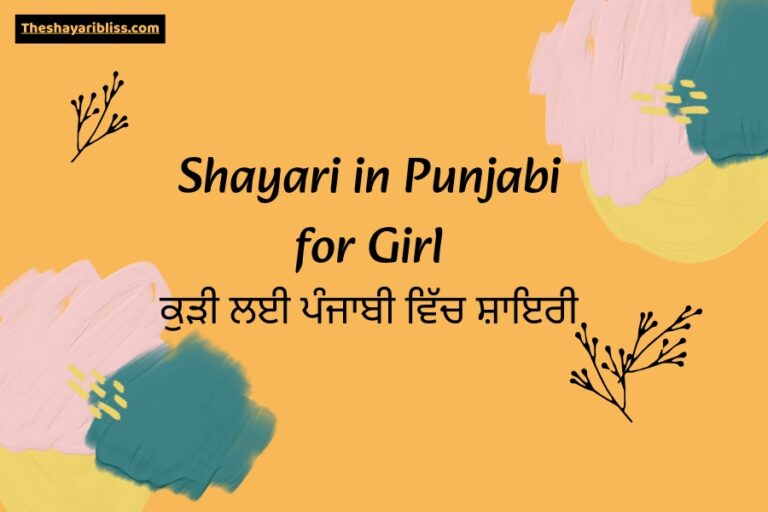 Shayari in Punjabi for Girl
