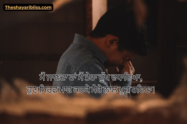 Sorry Shayari in Punjabi for Girlfriend