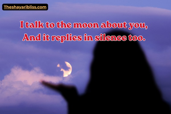 Love Moon Shayari in English