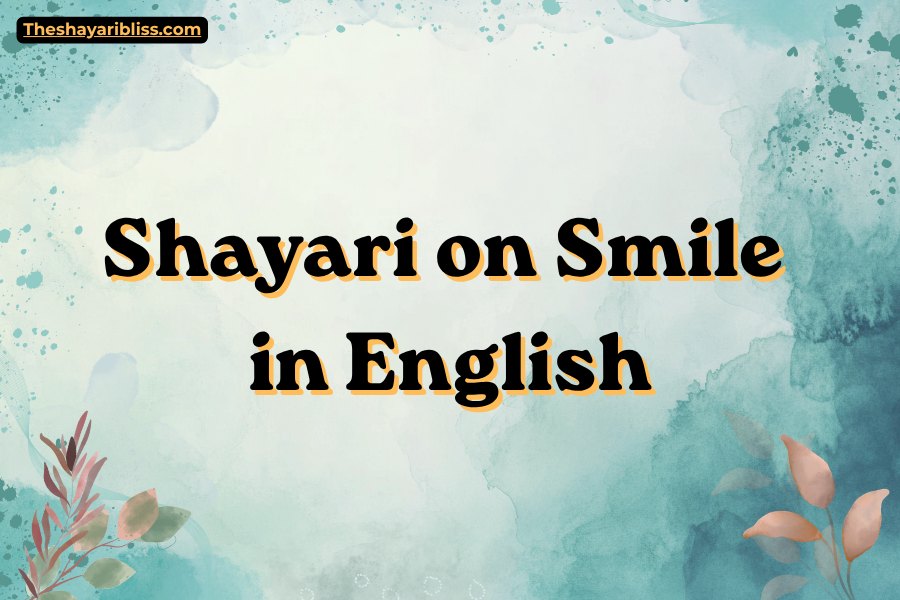 Shayari on smile